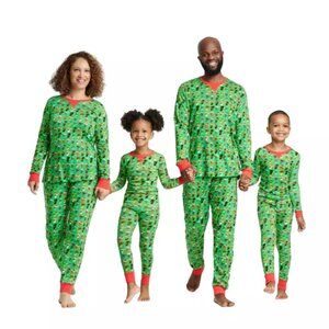 NEW Wondershop Men's Holiday Black Santa Print Matching Family Pajama Pants 5X